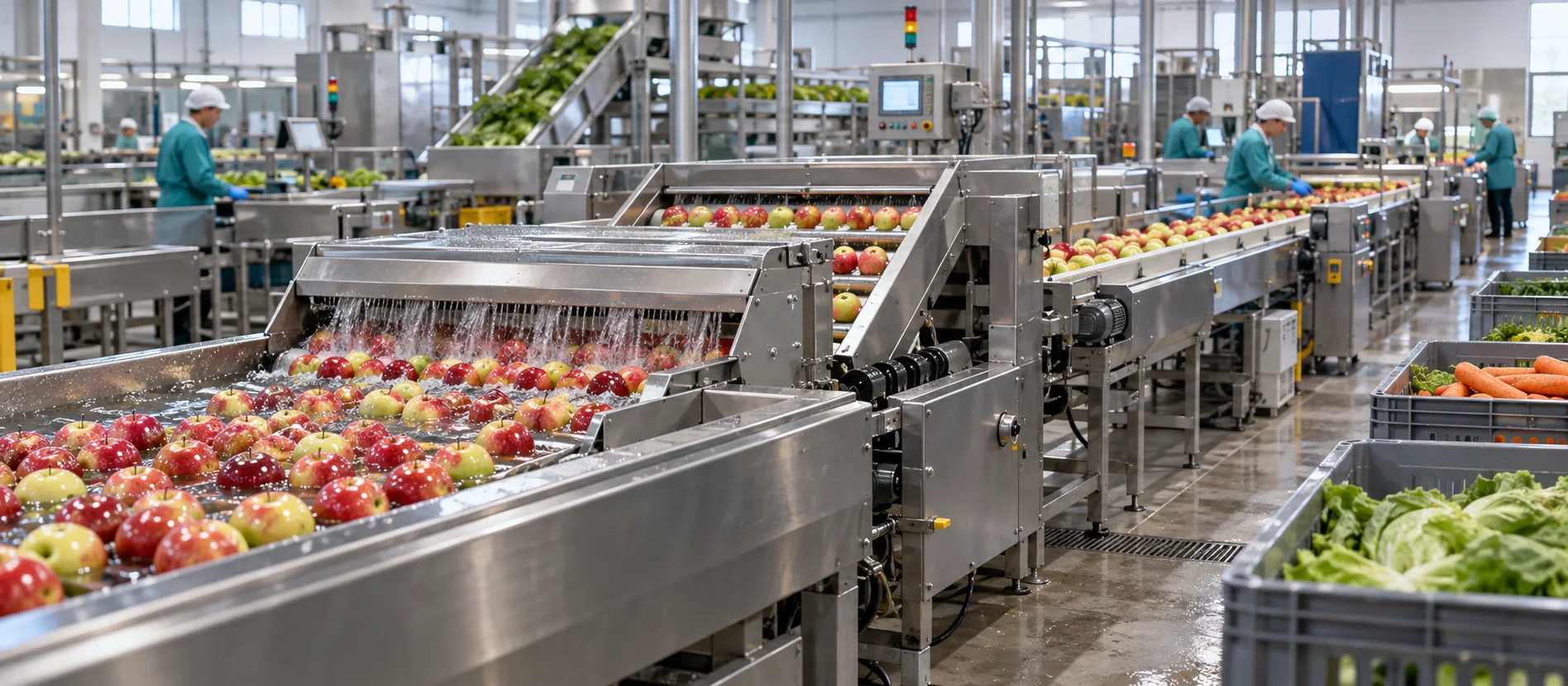 Food processing line planning